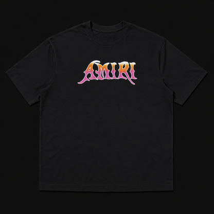 BLACK/MULTICOLOR AMIRI