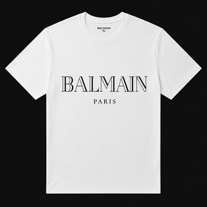 BALMAIN WHITE/BLACK