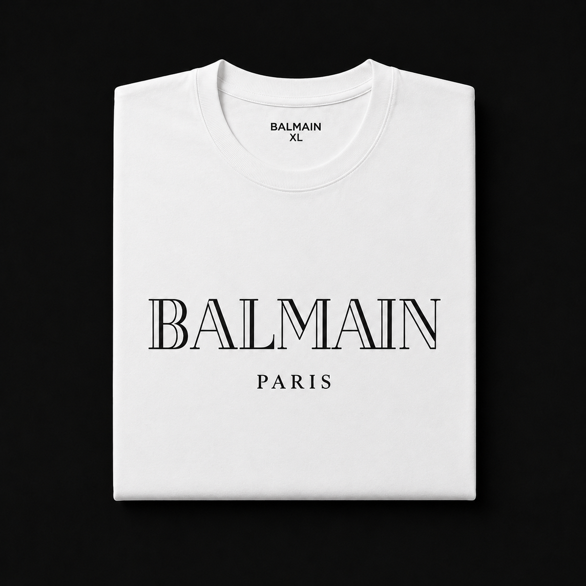 BALMAIN WHITE/BLACK