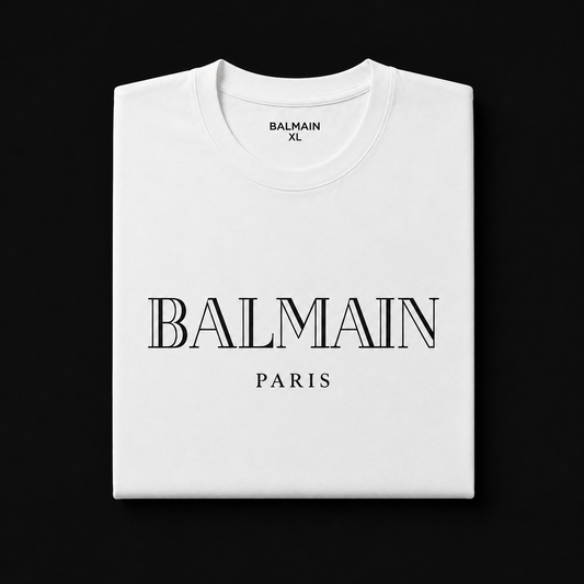 BALMAIN WHITE/BLACK