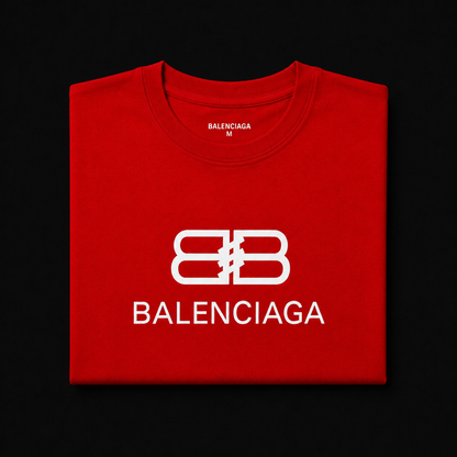 BALENCIAGA RED/EMBLEM