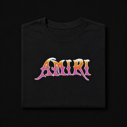 BLACK/MULTICOLOR AMIRI