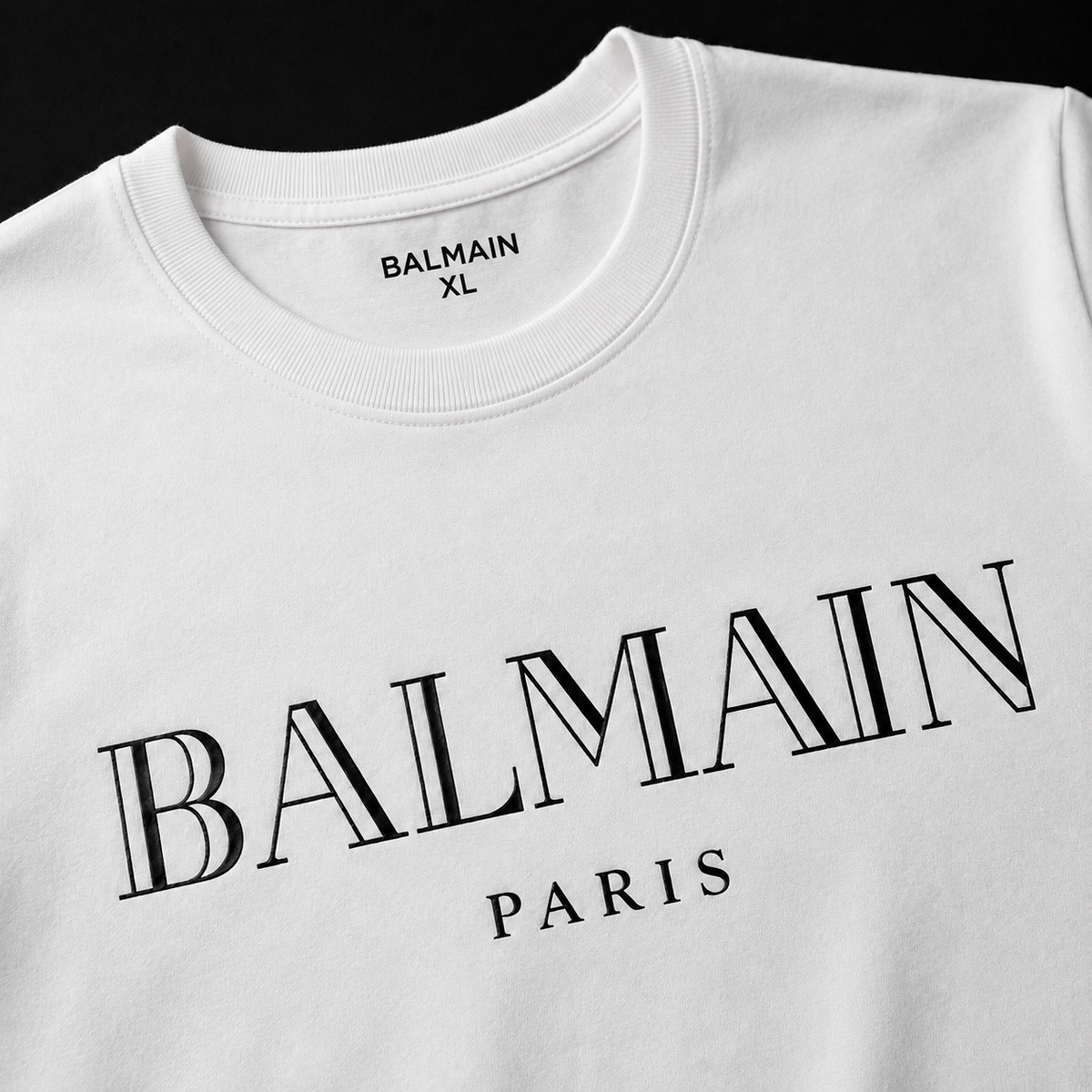 BALMAIN WHITE/BLACK