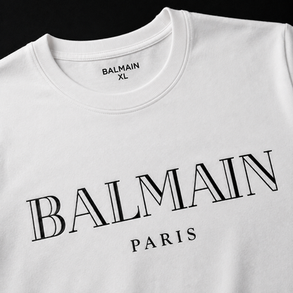 BALMAIN WHITE/BLACK