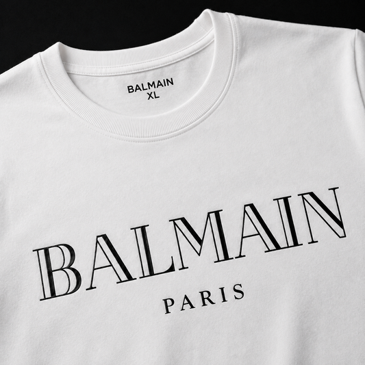 BALMAIN WHITE/BLACK