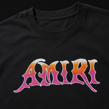 BLACK/MULTICOLOR AMIRI
