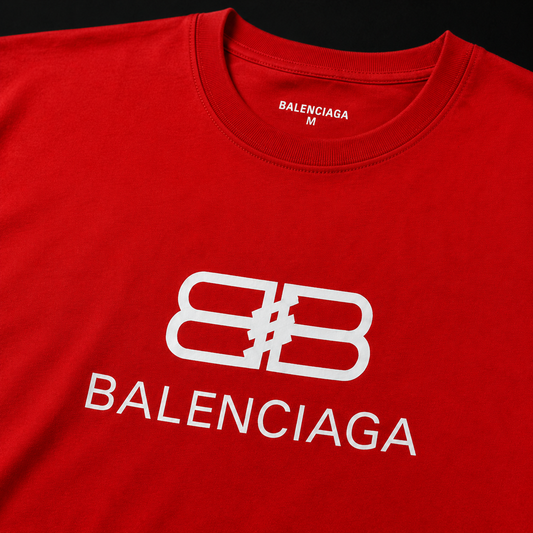 BALENCIAGA RED/EMBLEM
