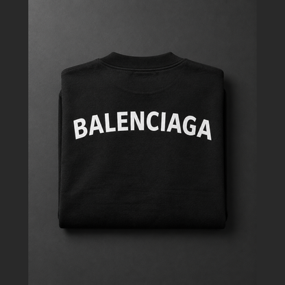 VALENCIAGA BLACK CHEST SWEATER