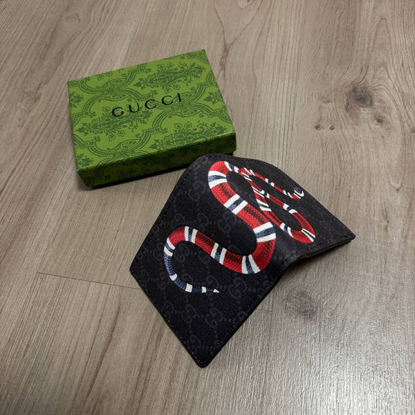 CARTERA GUCCI SNAKE NEGRA