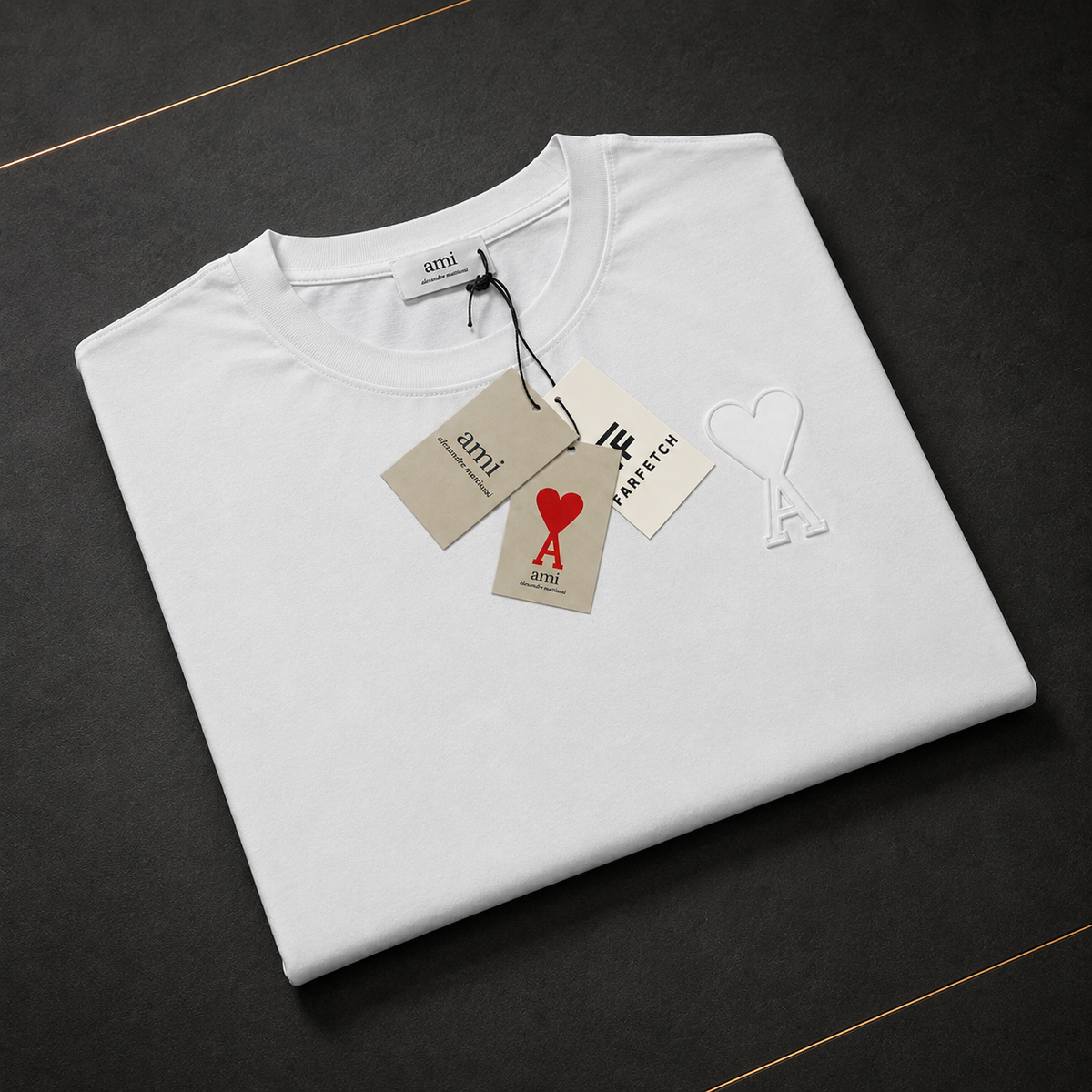 AMIRI CORAZON BLANCA