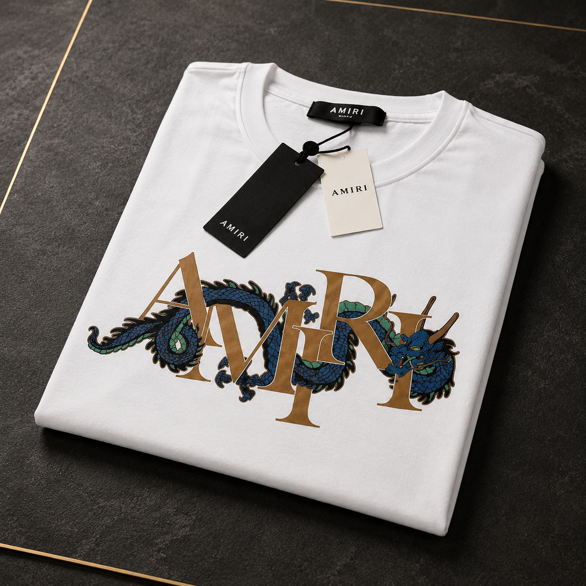 AMIRI DRAGON BLANCA