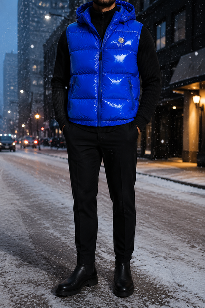 MONCLER BLUE VEST