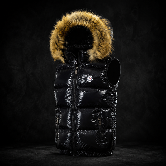 MONCLER FUR VEST