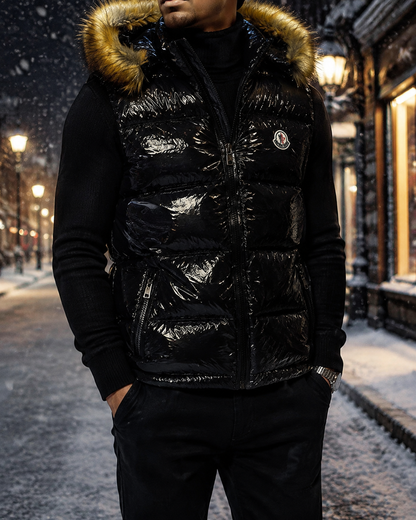 MONCLER FUR VEST