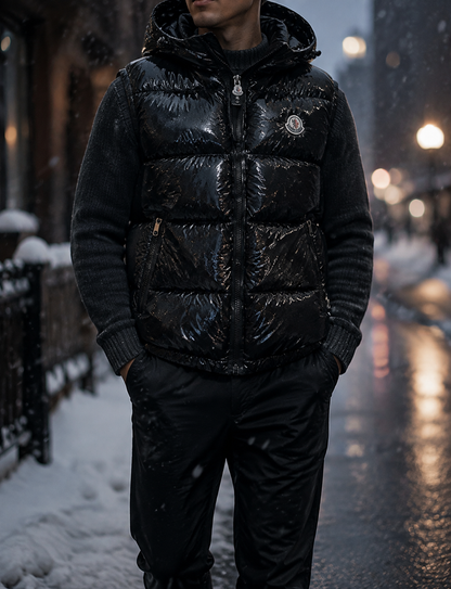 MONCLER BLACK VEST