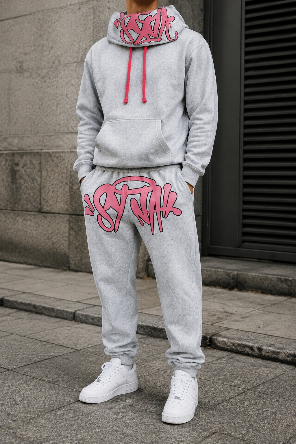 SYNAWORD GRIS CON ROSA