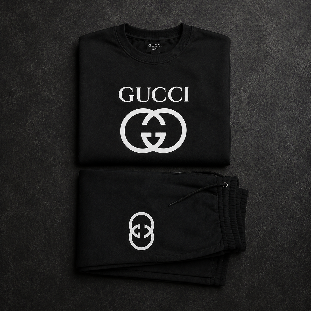 GUCCI NEGRO LOGO BLANCO