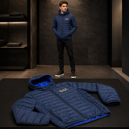 NAVY BLUE EA JACKET