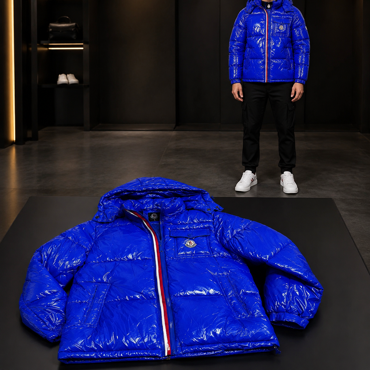 MONCLER BLUE JACKET