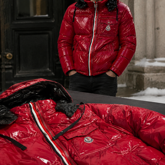 RED MONCLER JACKET