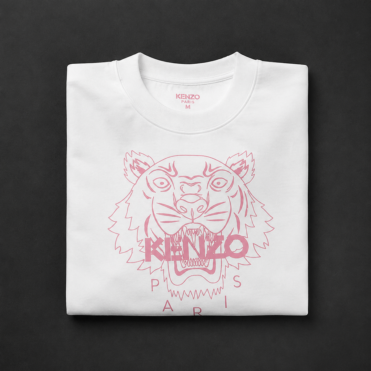 KENZO BLANCA TIGER ROSA