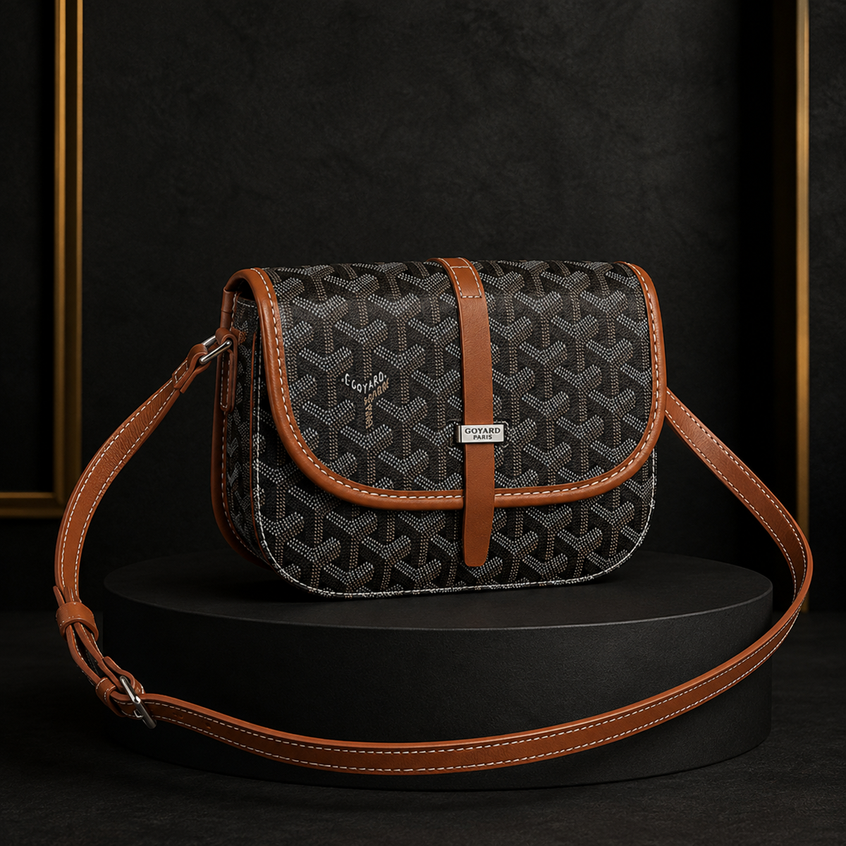 BOLSO GOYARD MARRON/NEGRO
