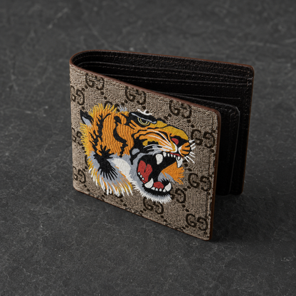 CARTERA GUCCI TIGER BEIGE